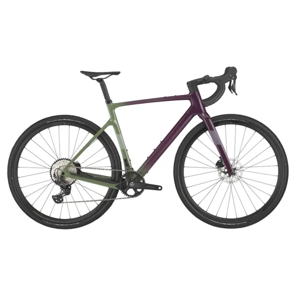 Scott Addict Gravel 40 Olivine Green/Blackberry Purple