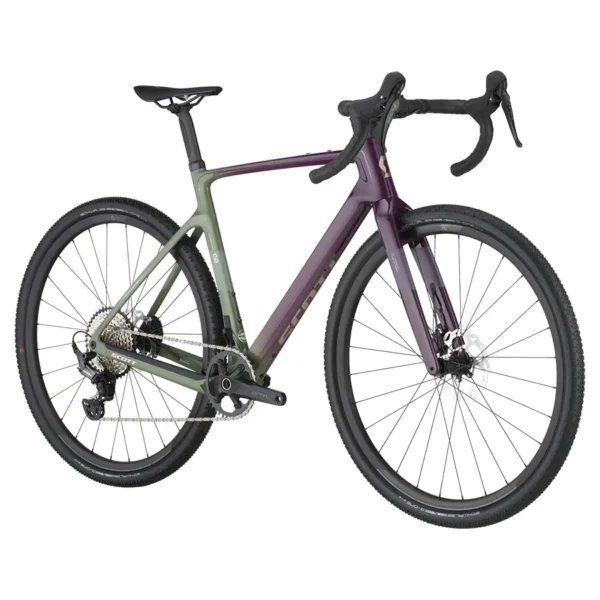 Scott Addict Gravel 40 Olivine Green/Blackberry Purple